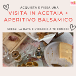 Prenota una visita in Acetaia + Aperitivo